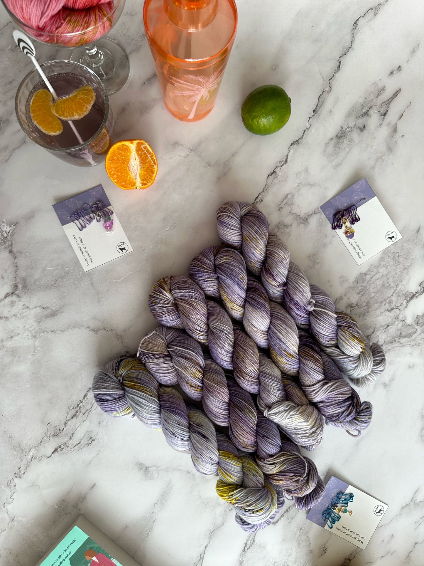 Dyed to Order - Lavender Lemon Drop