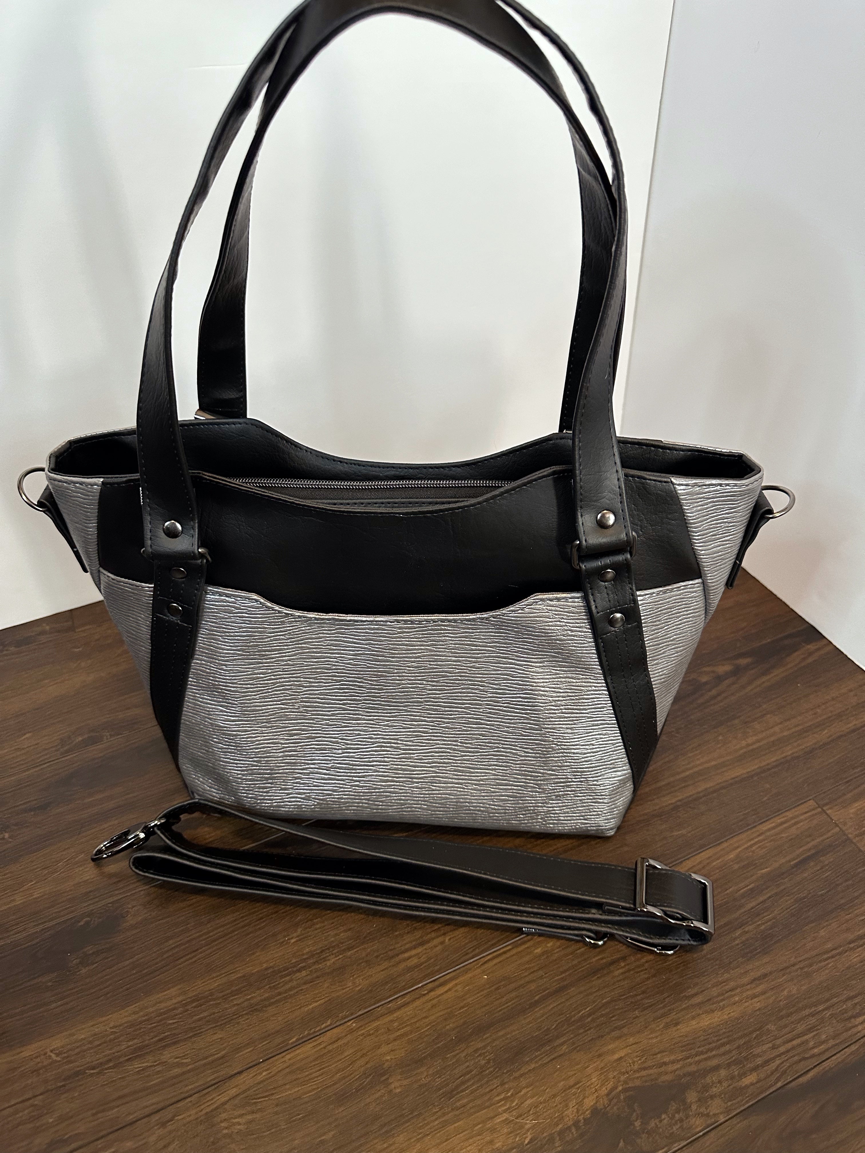Sac à main Hiraeth - Argent et noir