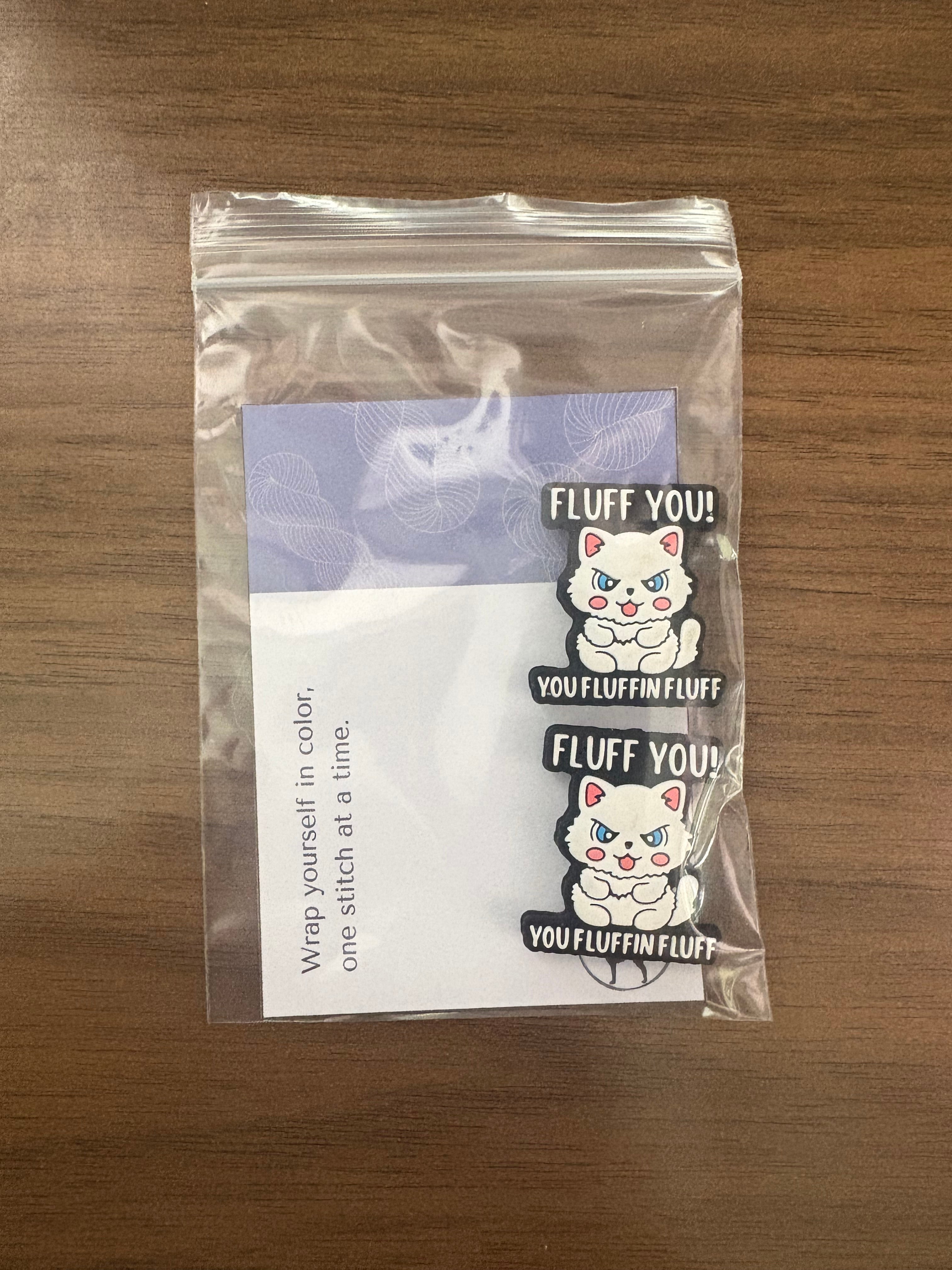 Fluff you Needle Stoppers