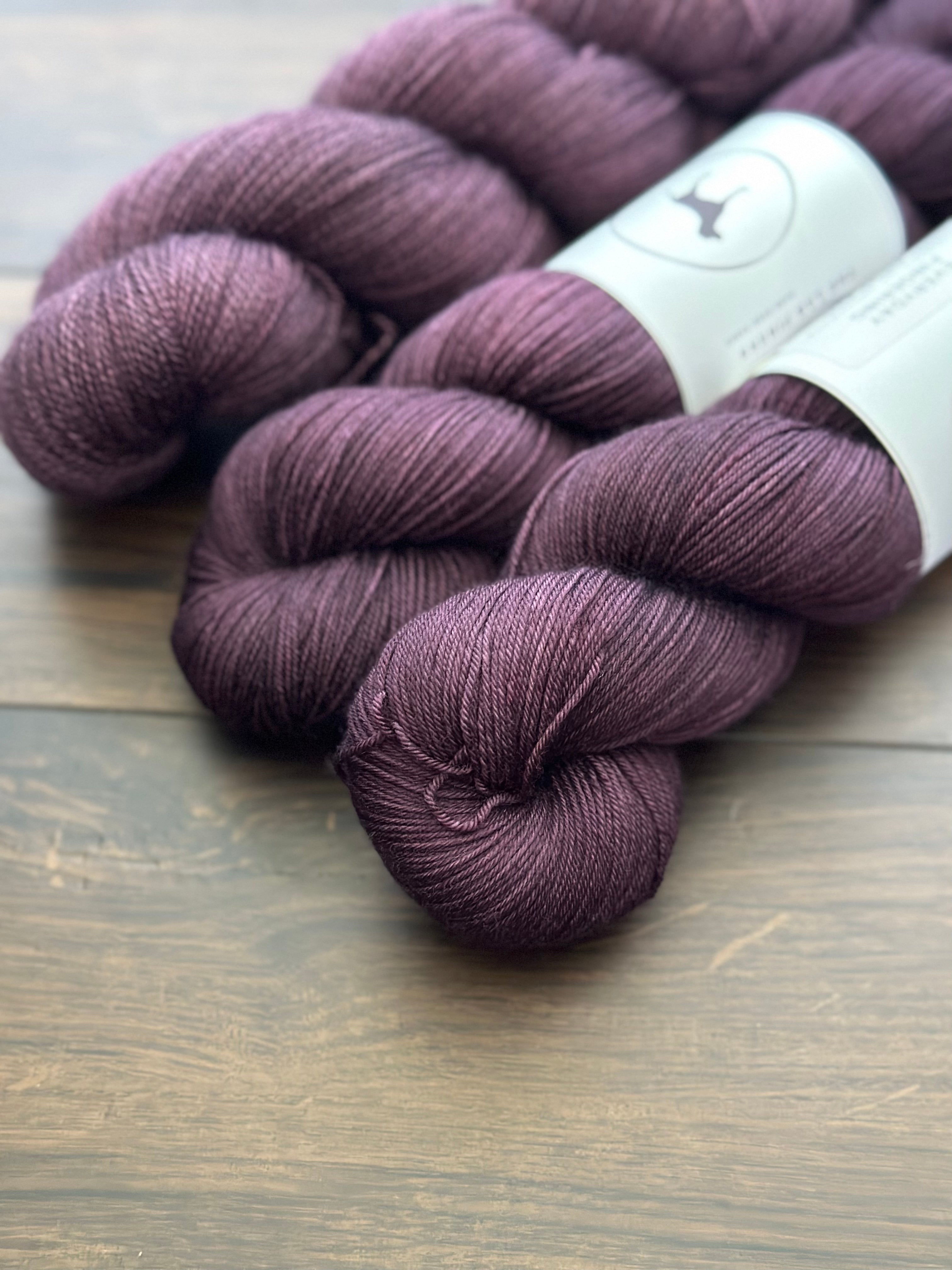 Teint sur commande - Aubergine foncée