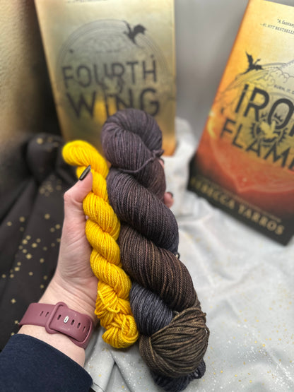 Andarna Sock Set - Forth Wing and Iron Flame Inspired