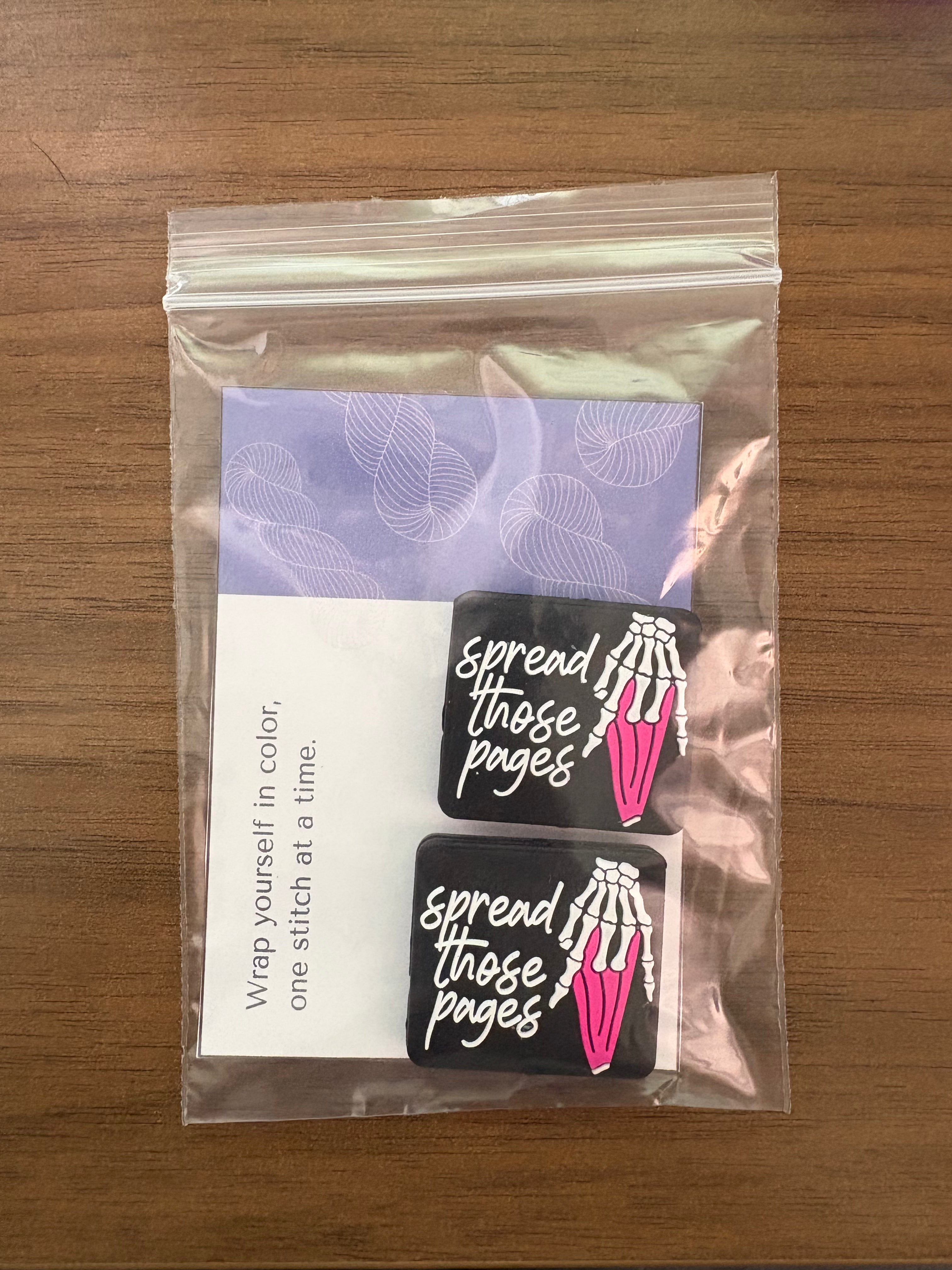 Spread those Pages - Needle Stoppers