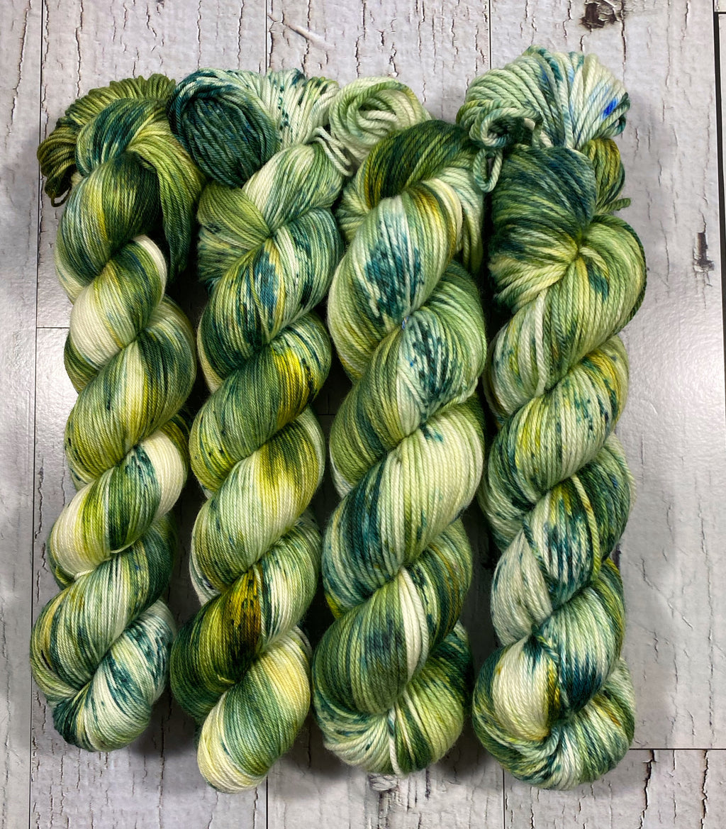 Teint sur commande - Forêt enneigée