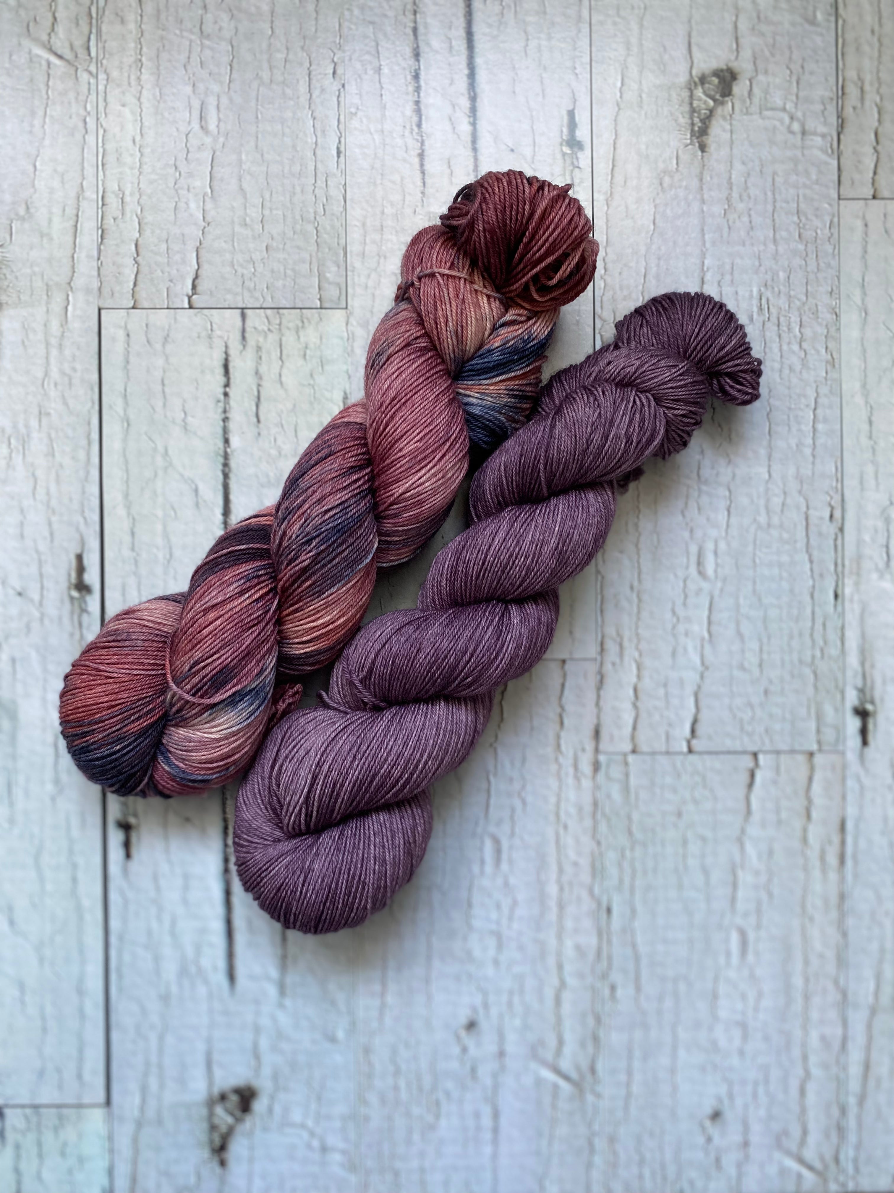Winter Rose Shawl Kit - Dyed to Order