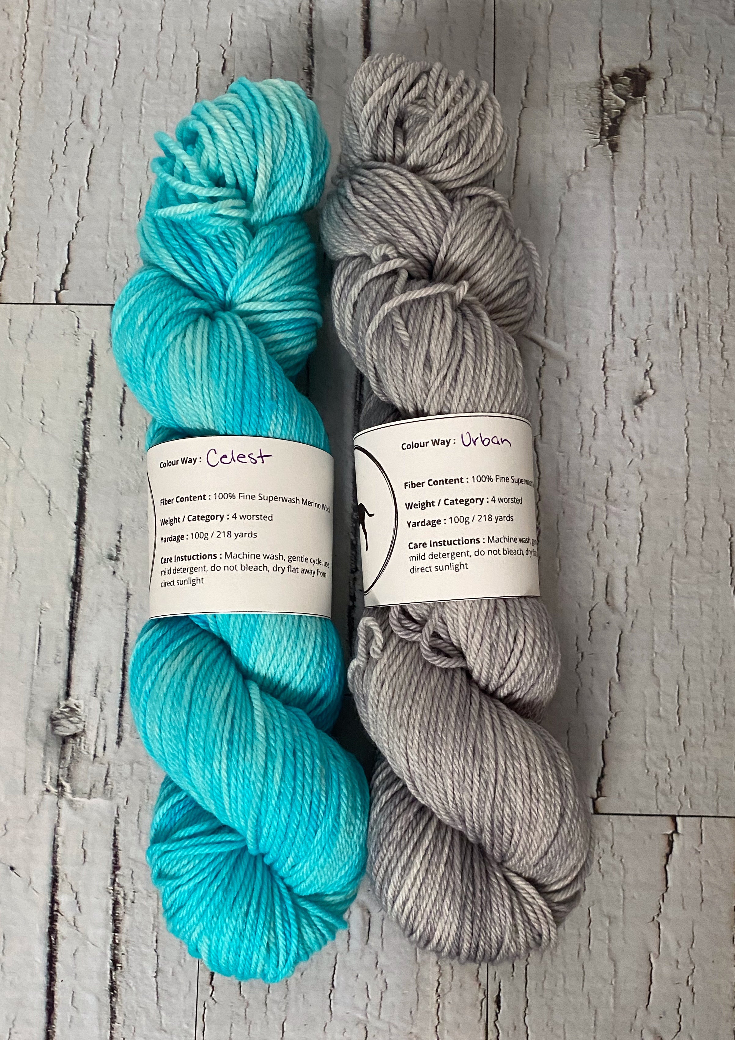 Teint sur commande - Céleste